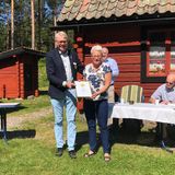 Pia Hjort LedR erhåller SMKR silvermedalj